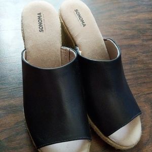NWOT Slip on Wedges
